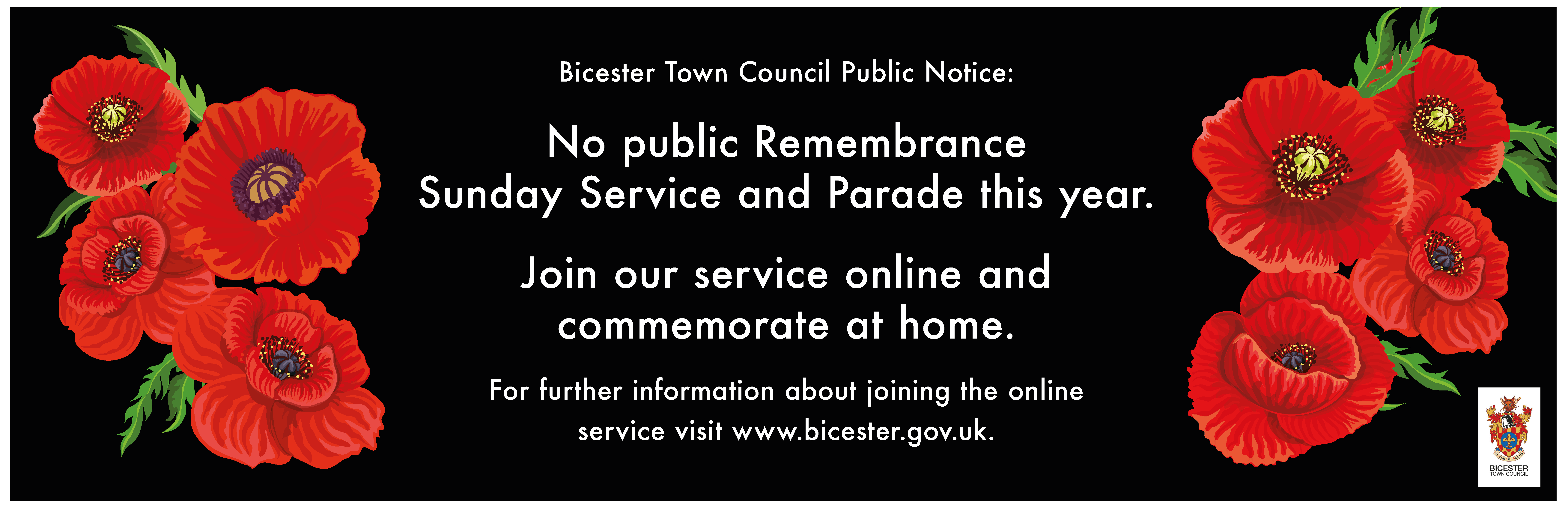 Message there is no public service for Remembrance Day 2020