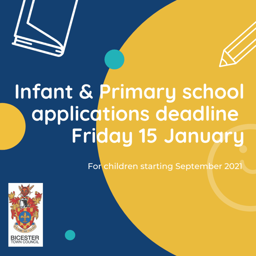 infant and school applications deadline image